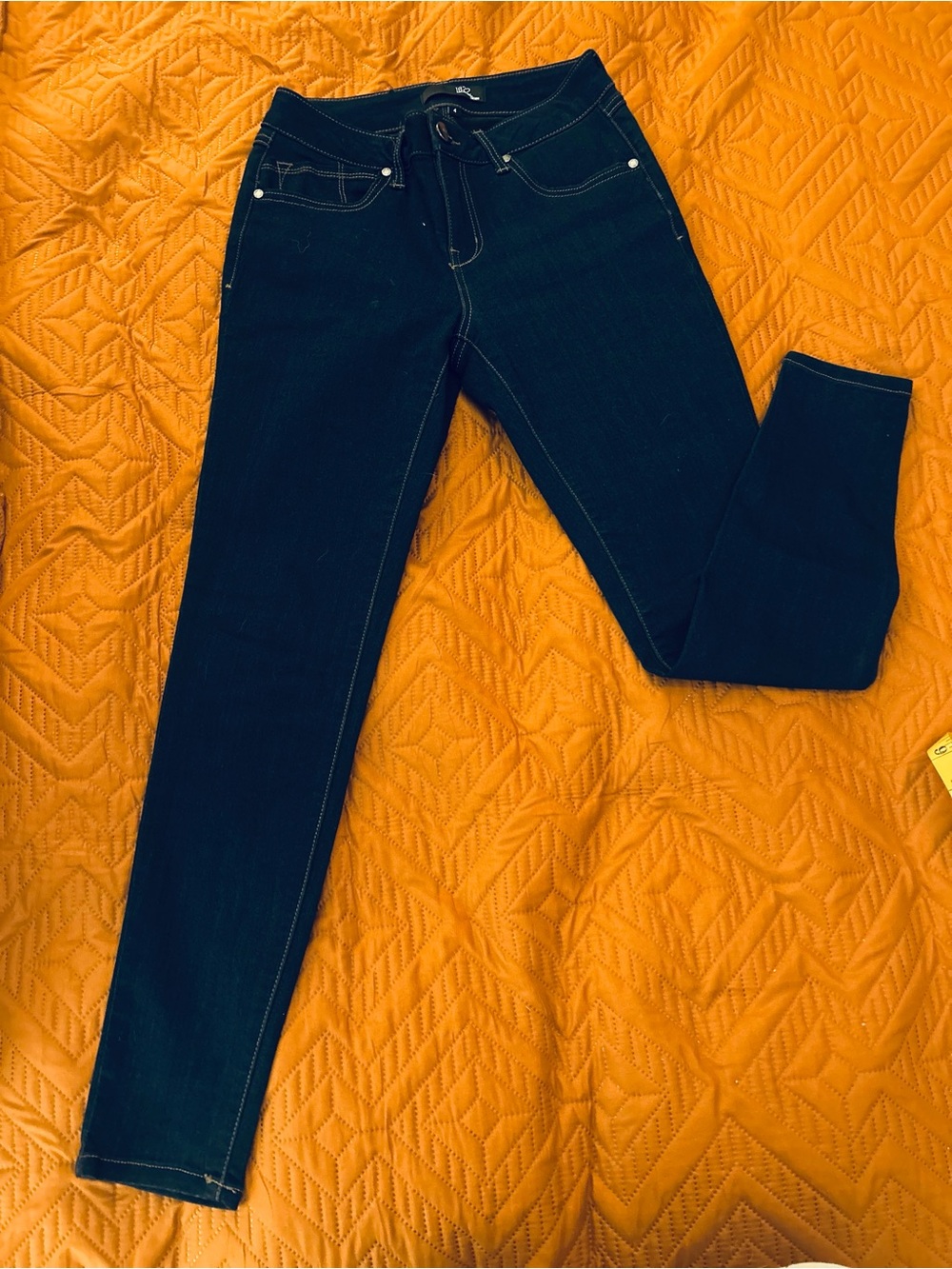 1822 Denim Dark Blue Women's Skinny Jeans